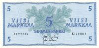 5 Markkaa 1963 S198314X kl.8
